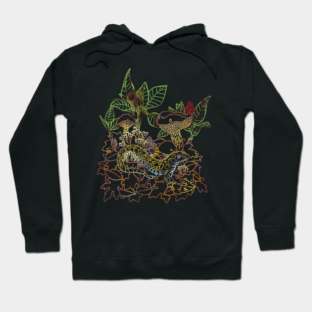 Spotted Salamander Hoodie by ThisIsNotAnImageOfLoss